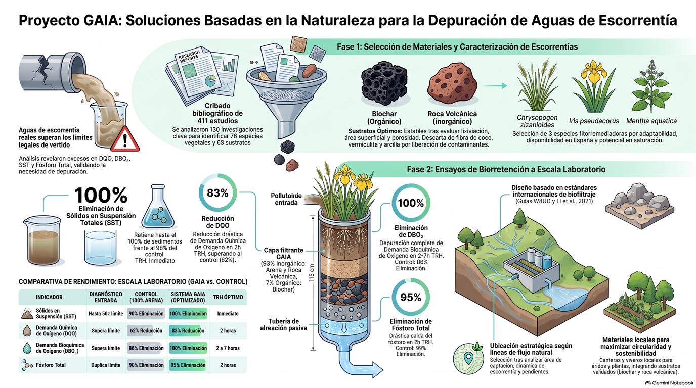 Seguimos con el proyecto GAIA de fitodepuración